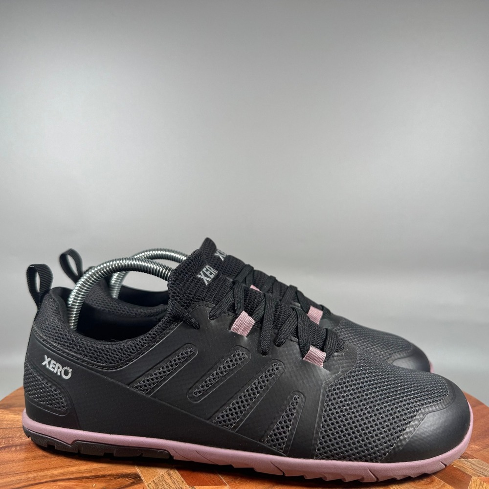 Xero Shoes Forza Runner Women 10 Black Mauve Barefoot Minimalist Shoe F220615W